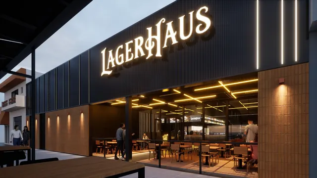 Interior de LagerHaus Villa Devoto (cervecería / bar), proyecto de Terrenal Estudio — foto 1 de 2